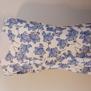 Tommy Hilfiger white with purple & blue flowers print dress